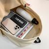 Schoolbag Hong Kong style ins tide brand backpack for men and women large capacity Japanese simple literary canvas student schoolbag trend backpack