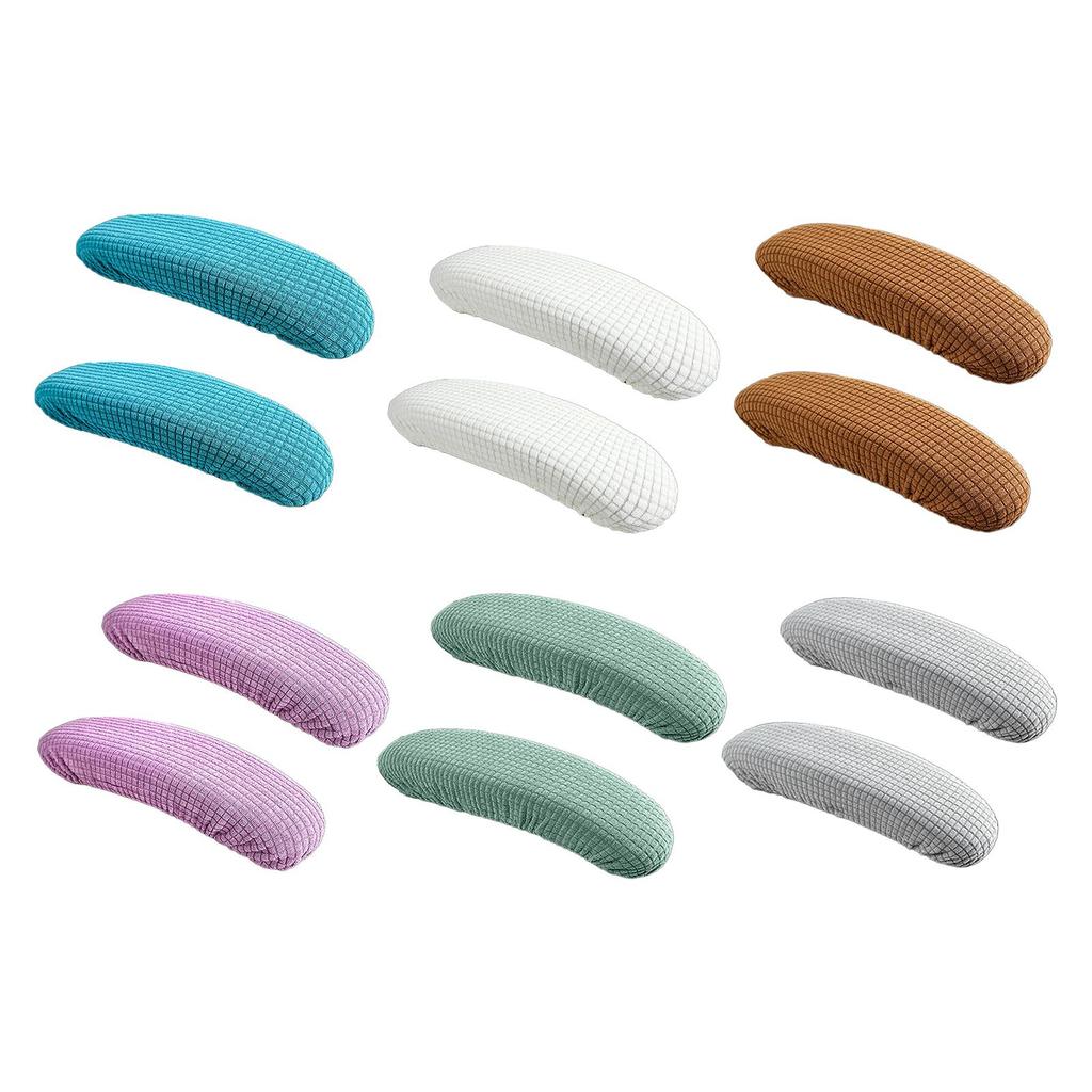 Protective Office Chair Armrest Cover Adjustable Stretch Seat Cushion for Armchair Recliner Sofa