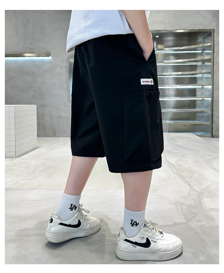 Children's clothing boys' summer pants 2026 new style mid to large children's summer shorts boys' summer thin five quarter pants