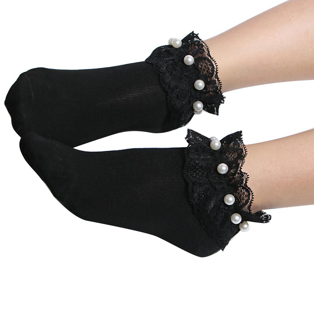 Сексуальные Женские Ретро Кружевные Цветочные Марлевые Чулки Эластичные Прозрачные Носки YY