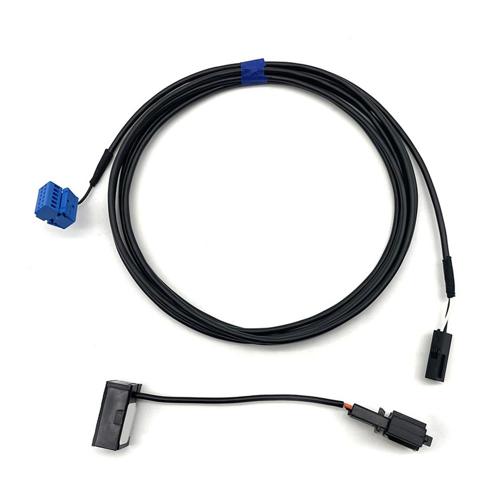 Car Microphone Harness Cable Car Audio Installation ABS Material Non-Deformed Practical Design Quick Installation