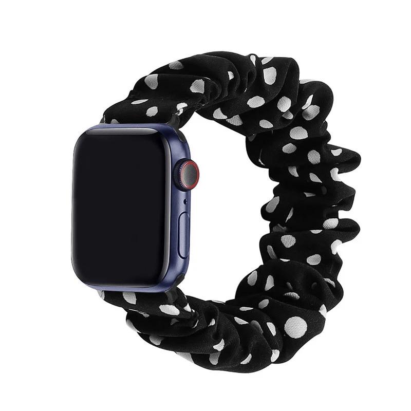 

Ремешок Scrunchie для Apple Watch band 44 мм 40 мм 38 42 мм 45 мм 41 мм ultra 49 мм Loop watchband bracelet iWatch series 9 8 7 6 SE 5 4 42mm 44mm 45mm 49mm