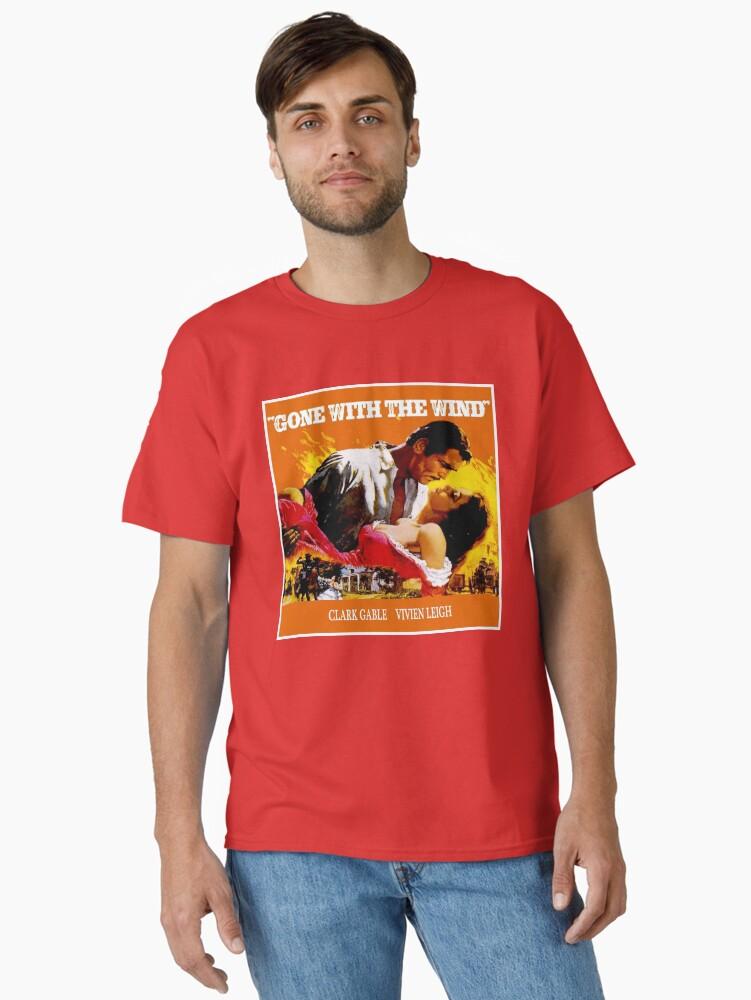 Gone with the Wind GONE WITH THE WIND : Vintage Civil War Movie Advertising Print Classic T-Shirt