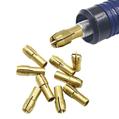 10 STÜCKE/20 STÜCKE 3,0mm Mini Bohrer Messing Spannzangenadapter Micro Spannzange Dremel Drehwerkzeug DIY Zubehör für die Holzbearbeitung