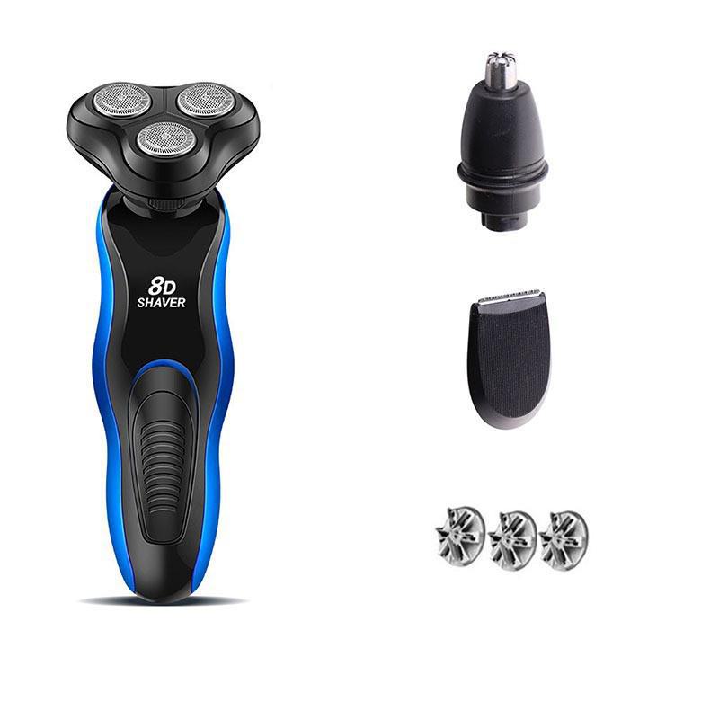 

8D перезаряжаемая многофункциональная USB-бритва для всего тела, которую можно мыть Three in one plus blade