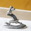 A miniature tin rabbit from the Choju Jinbutsu Giga perfect for your dry landscape painting, garden.