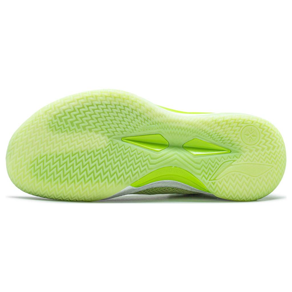 Li Ning Liren 4 Basketball Shoes Men's Mid Top Butterfly Pink Green ABAT095-7
