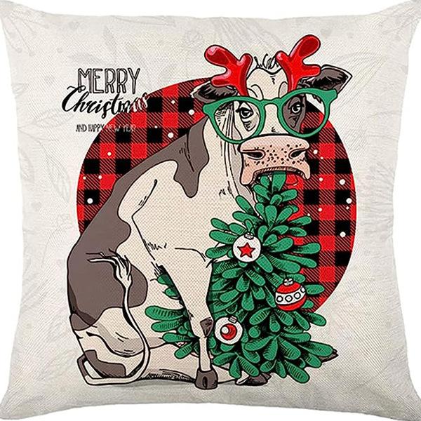 New Christmas Combination Pillowcase Home Sofa Decoration Cushion Pillowcase