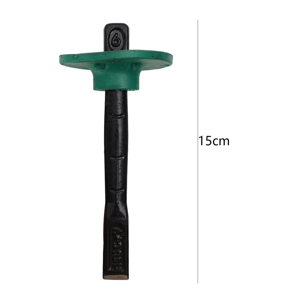Chrome Vanadium Steel Chisel Hand Guard Flat Shovel Wood Processing Construction Cement Masonry Concrete Engraving Cut Tool