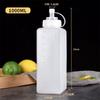 1pc Plastic Squeeze Sauce Bottle 800/1000ml Large Caliber Dressing Bottle Seasoning Bottle Kitchen Condiment Dispenser Gadgets
