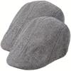 Retro Solid Color Newsboy Cap, Women'S Spring Summer Outdoor Sports Riding Travel Literary Painter Hat