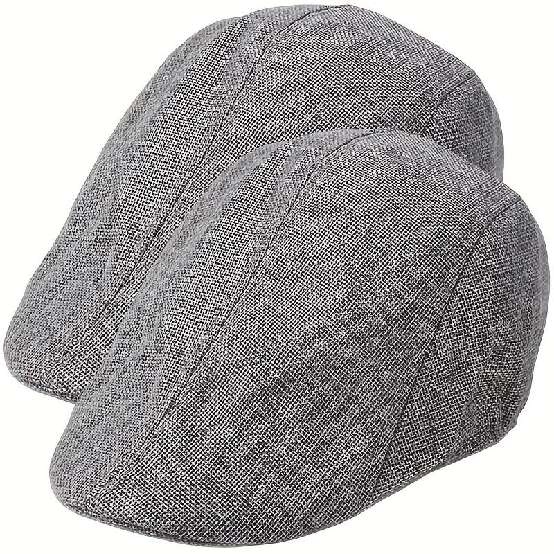Retro Solid Color Newsboy Cap, Women'S Spring Summer Outdoor Sports Riding Travel Literary Painter Hat