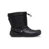 Crocs Classic Lined Comfortable Versatile Shock Absorbing Durable Low-Cut Boots Kids Boots Black 207940-001