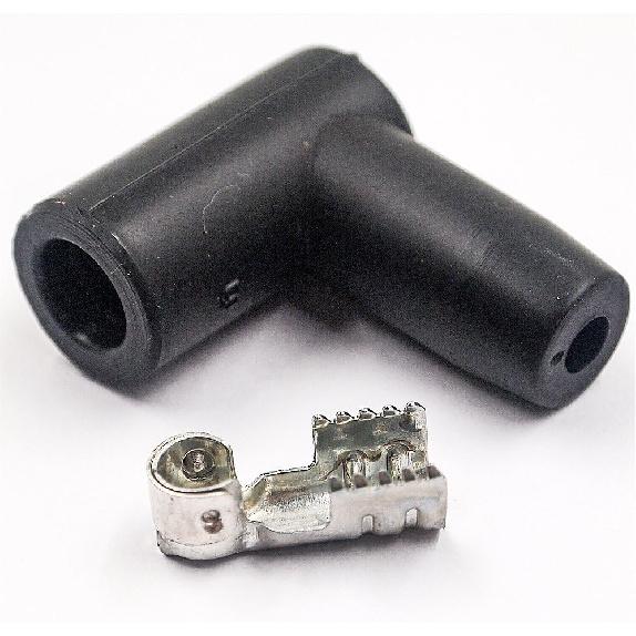 Coil Boot Terminal Kit 90 Degree Boots HEI Distributor Spark Plug Ignition Wire 6Mm 7Mm 8Mm 9Mm 10Mm (Pack Of 8), Spark Plug Wire Terminals, Spark