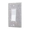 Home Decoration Wall Plate Cover Bling Plug Outlet Switch Panel Sticker Rhinestones Socket Frame
