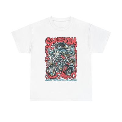 Soundgarden T-skjorte vintage retro grafisk rockeband kunst Unisex Tung Bomulls-T-skjorte