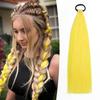 Colored Hair Extensions for Braids Ombre Ponytail Extension Colorful 18 Inch Crazy Tinsel Hair Day Accessories for Women