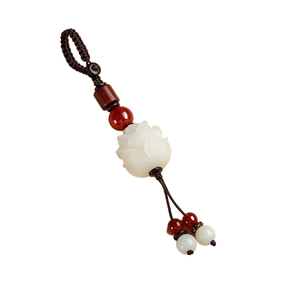 Hang Rope Anti-Lost Phone Strap Mobile Phone Lanyard Car Key Pendant Bodhi Lotus Keychain Key Chain