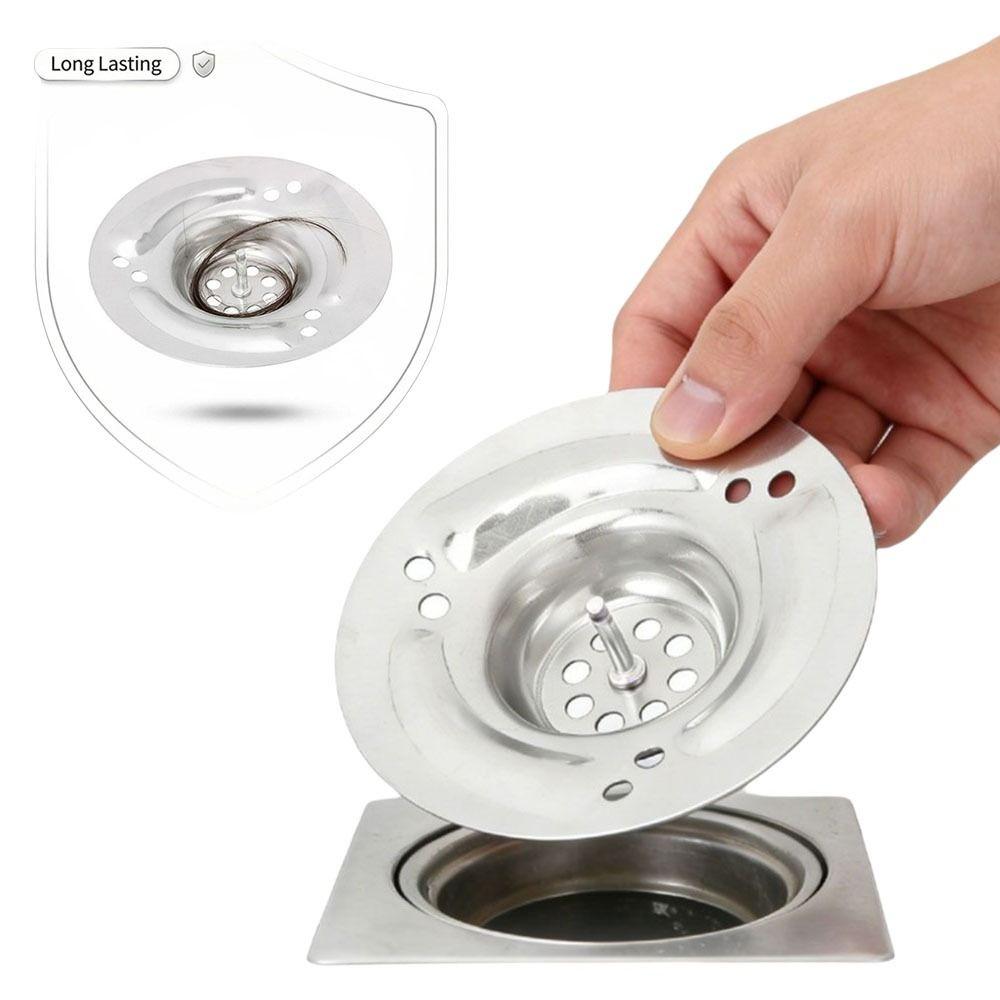 Durable Stainless Steel Vortex Floor Drain Mesh Preventing Blockage Sink Strainer Filter Drain Hole Filter Trap Bathroom