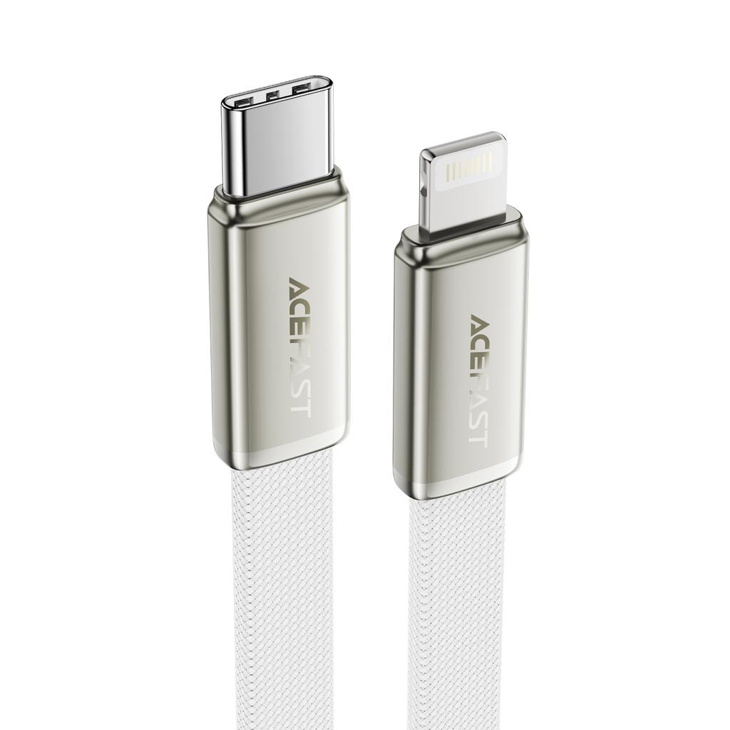 ACEFAST C24-01 Ultra-Thin USB-C to Lightning Cable 30W Fast Charging Data Sync Cord For iPhone / iPad