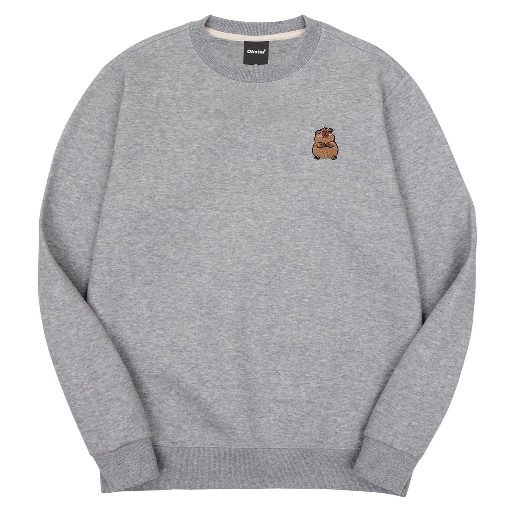 OKSTAR Capybara Embroidered Double-Sided Sweatshirt (Type D)