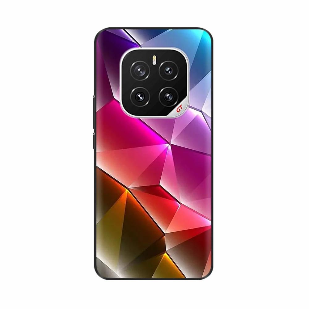 Painted Cover For Honor GT Pro Phone Case for HONOR GTPro Soft Black Silicone Back Cover Shockproof Protective Shell Para Hoesje
