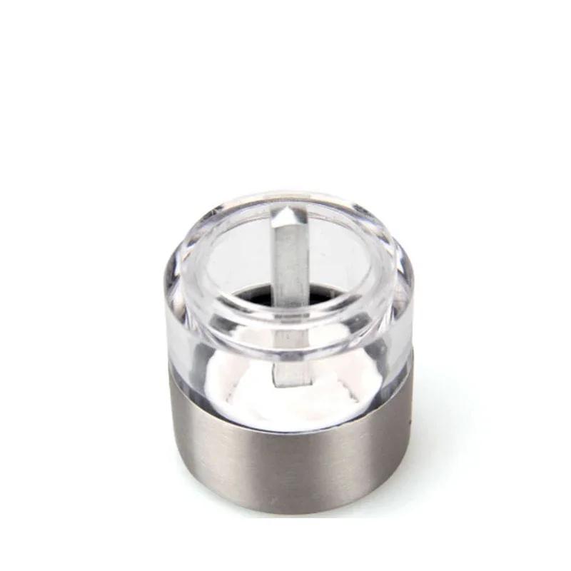 Bærbar minikvern i rustfritt stål Håndsalt- og pepperkvern for urter Pepper Krydder Rosesalt Kjøkkenkvernutstyr