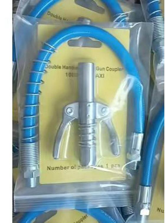 High-Pressure Universal Grease Gun Nozzle with Locking Pliers and Oil-Proof Design