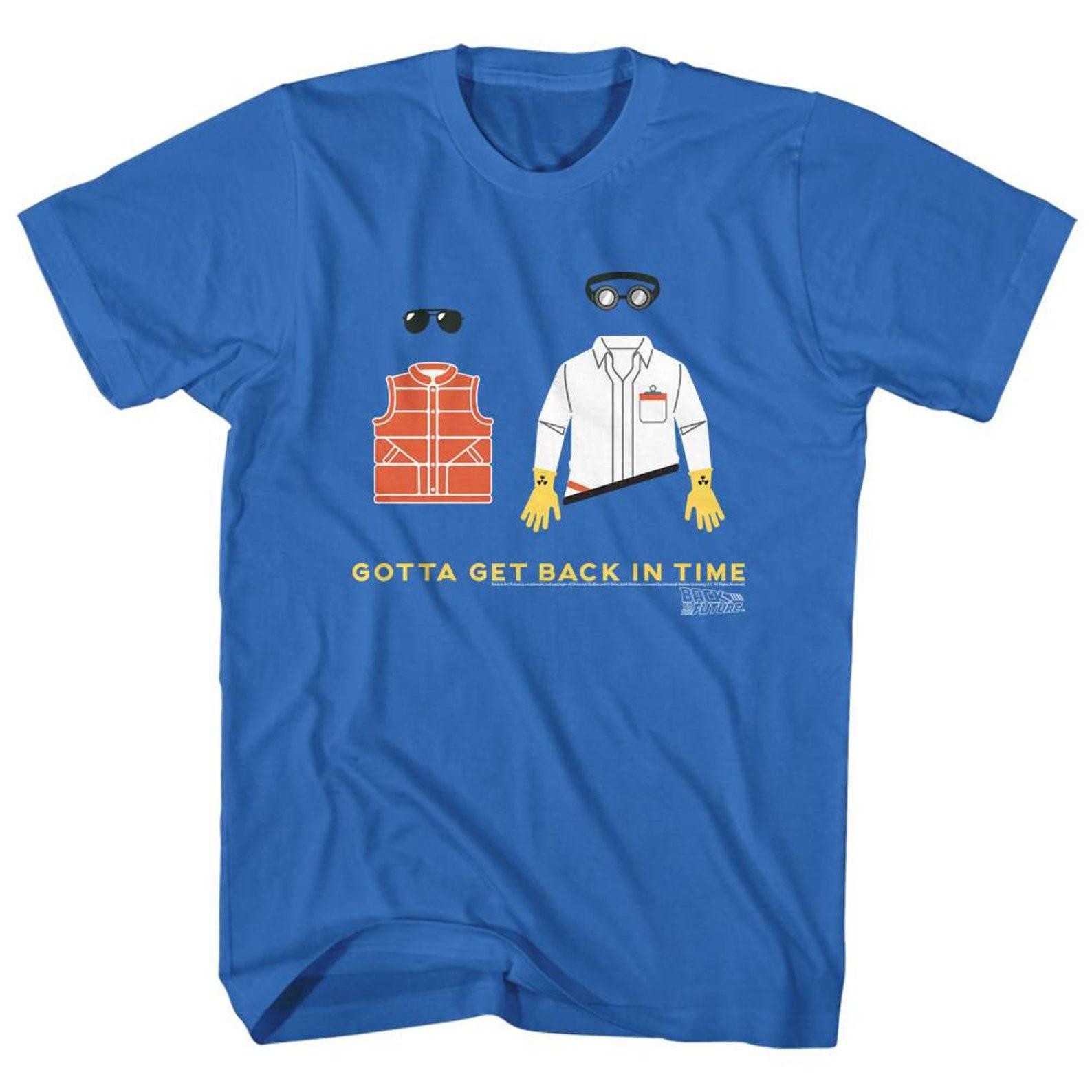 Back to the Future Gotta Get Back Royal Adult T-Shirt S