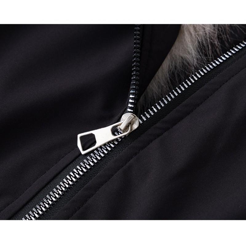 Womens Reversible Hooded Short Puffer Jacket Loose Fit Cotton Blend Warm Outerwear Winter