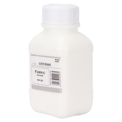 Pigmenti Tessili 500ml Pittura per Tessuti per Dipingere Muro Scarpe Magliette Fatto a Mano Fai da Te(Bianco 104)