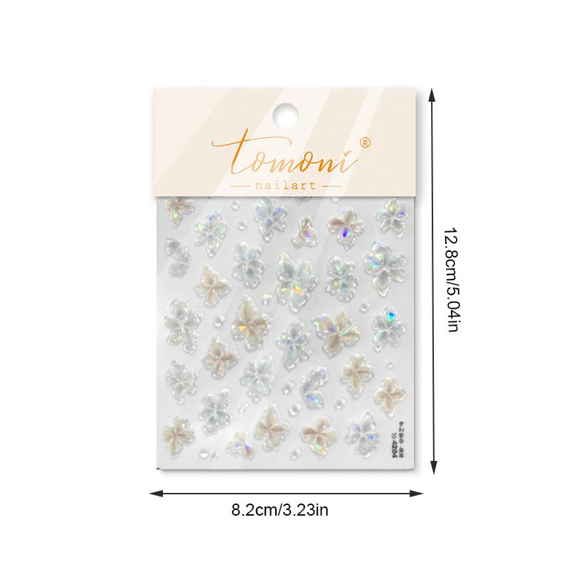 French Jelly Nail Stickers Star Moon Butterfly Pattern Self Adhesive Non Toxic for Girls Nail Art Gifts