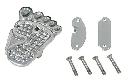 Kijima Hunter Cub CT125 Motorcycle Parts Brake Pedal Aluminum Barrel ('20-) Cover, Footprint, Dress-Up, Finish, 213-1411