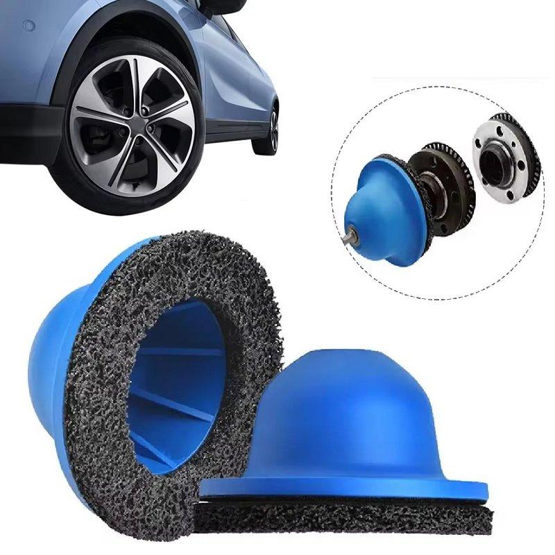 Wheel Hub Brush Cleaning Rotor Wheel Hub Grinder Rust Grinding / Cleaning Rotor / Rim Surface for Cordless/ Air Drill