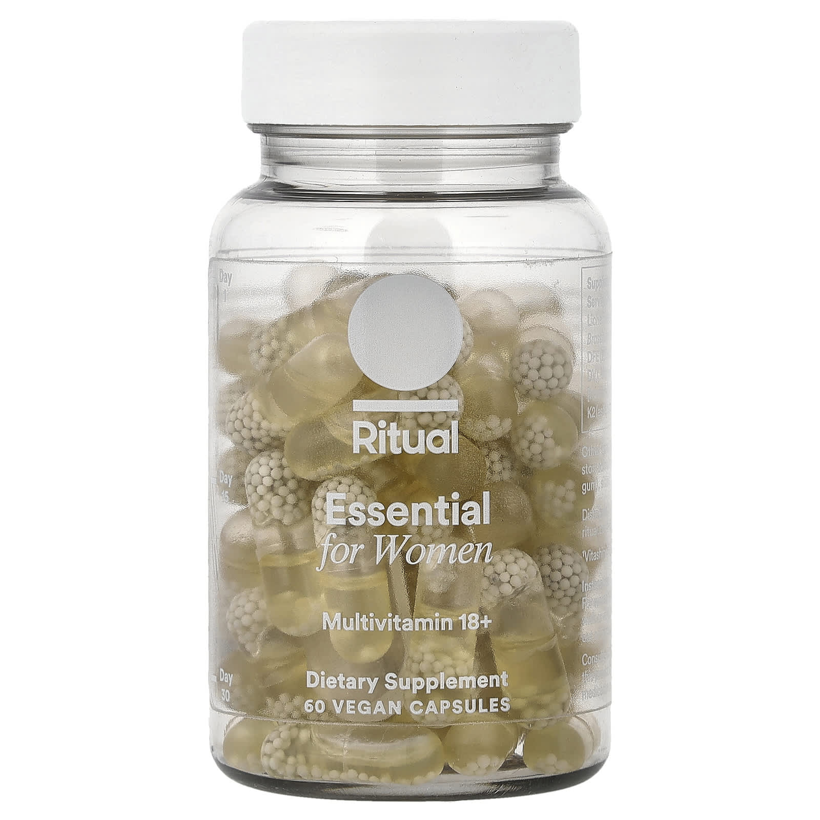 

Ritual, Essentials для жінок, Мультивітаміни 18+, М ята, 60 вегетаріанських капсул