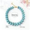 Vintage Bunte Perlenkette Harz Klobiger Acryl-Choker Bohemia Dopamin Statement Schlüsselbein-Kette Damen