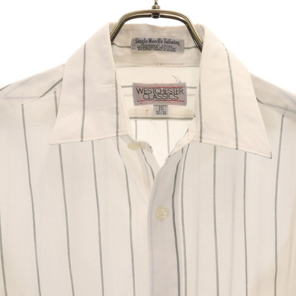 WESTCHESTER CLASSICS 80s Vintage Striped Pattern Long Sleeve Shirt Men's Used