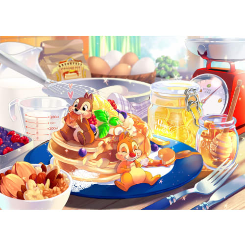 

Tenyo [Сделано в Японии] Пазл из 108 деталей Disney Chip & Dale Sweet Temptation (18,2x25,7см) D-108-817 В комплект входит клей и шпатель. В комплект входит сервисная карта.