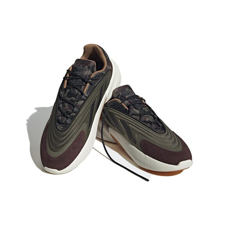 Adidas Ozelia Olive Strata Camo Men Sneakers Green Core-Black Mesa HP2857
