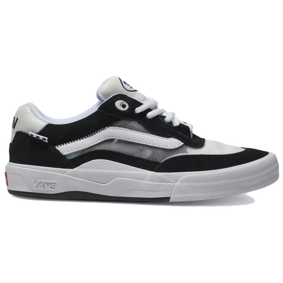 Vans Wayvee Comfortable Breathable Shock Absorbing Durable Low Top Skate Shoes Unisex Skate Shoes Black White VN0A5JIABMX1