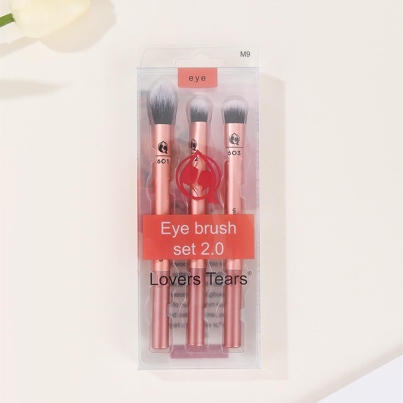 

LoversTears M10 Super Soft Portable Makeup Brush - Eyeshadow, Concealer, Eyebrow Tool рожевий колір золота