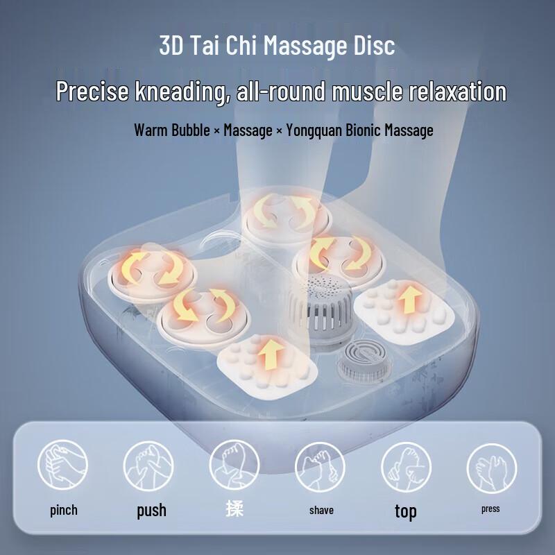 Midea Heated Deep Foot Spa with Automatic Roller Massage