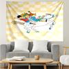Pippi Longstocking Print Tapestry, Backdrop, Easy Setup, Ideal for Bedroom, Office & Living Room, with Aesthetic Wall Hanging Decor.