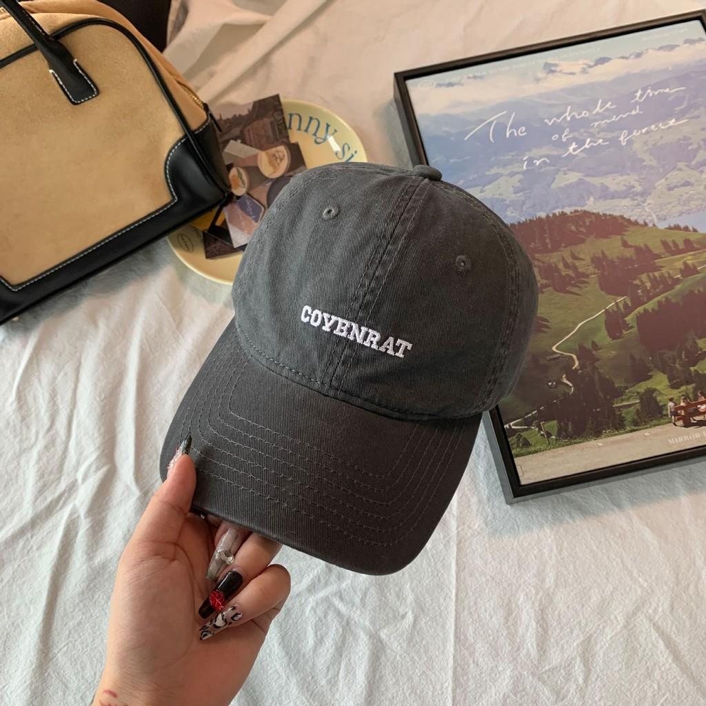 Stylish Retro Embroidered Cap Made From Soft Washed Fabric Perfect Spring For