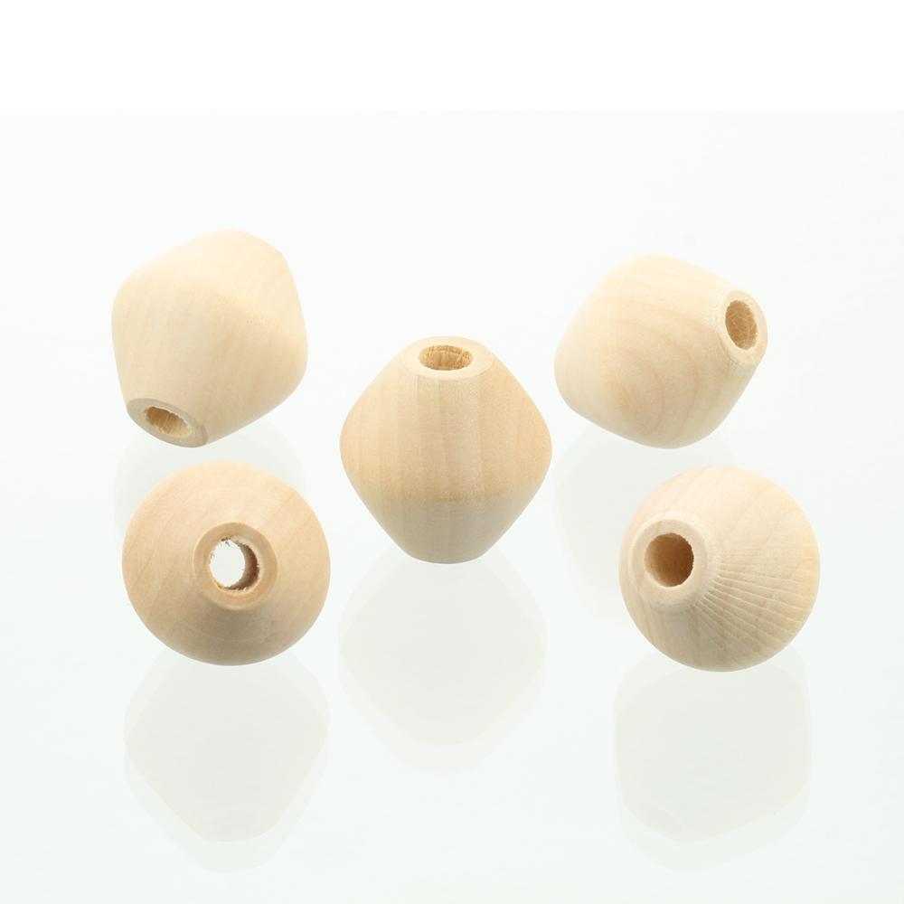 15 Adet Büyük Koni Şeklinde 30x28mm Doğal Ahşap Gevşek El Yapımı Büyük Delikli Boncuklar Kendin Yap El Sanatları Ahşap İşçiliği Takı Yapımı Aksesuarları İçin
