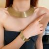 Metal Ring Multi-Layer Necklace Fashionable And Trendy Neckchain Ladies' Gothic Accessories Party Jewelry Accessories