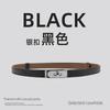 Womens Thin Leather Belt Fashion Waistband Dresses