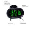 Digital Car Thermometer Temperature Monitor Car Ornament Luminous Clock Voltmeter DC 12V-24V Time Date Dual Display Freeze Alert