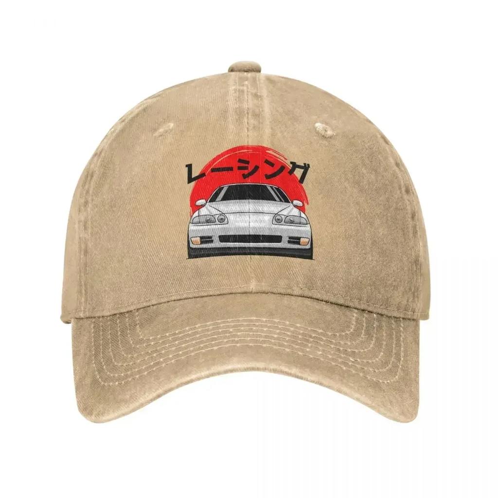JDM Drift Gewaschene Baumwolle Pferdeschwanz Baseballkappe Snapback Baseballmütze Papa Japanische Autorennsportkappe Frühling Herbst Klassisch Kappe