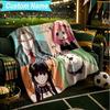 1PC Custom Name Blanket Fantasy Adventure Anya Flannel Blankets Patterns Throw Blanket All-Season Soft Gift for Couch, Bed, Camping, Birthday Gifts